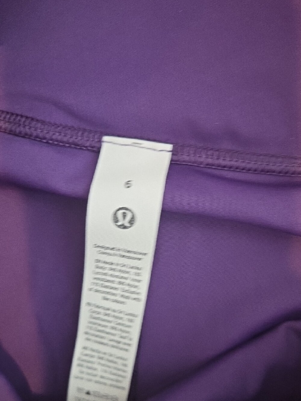 Lululemon Women's Fast and Free High-Rise Tight Size 6 New Dark Court Purple - Picture 3 of 8